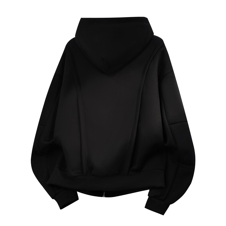 重磅全棉420克工装口袋卫衣拼接连帽开衫外套RH5330-P65,男装工装外套,四季星座610B
