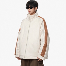 1506/MY68/P80麂皮绒棉衣棒球服夹克美式宽松夹二棉外套男棉服，男装棉衣，星座1506