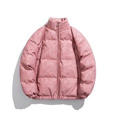 1PU皮复古做旧双侧金属拉链大码M-5XL加棉棉衣男MY77092P130控198，男装棉衣，星座226-2