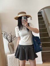 短袖t恤女款休闲时尚百搭洋气减龄显瘦上衣夏季，女装T恤，沐策羊绒