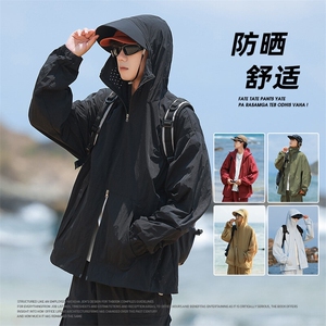 UPF100+有报告 凉感轻薄透气套装防晒服 两件套HS627-P80图片