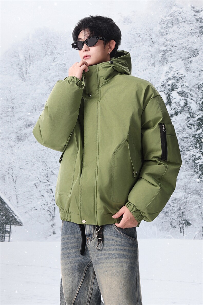 棉服男冬季新款港风宽松连帽棉衣MF9006-P90,男装棉衣,星座214-3