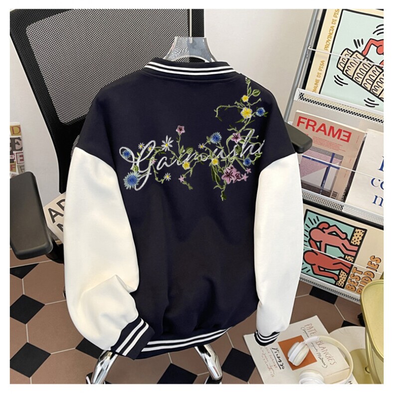 J9934-P70美式嘻哈高质量刺绣宽松潮牌棒球服夹克,男装夹克,星座617A-2