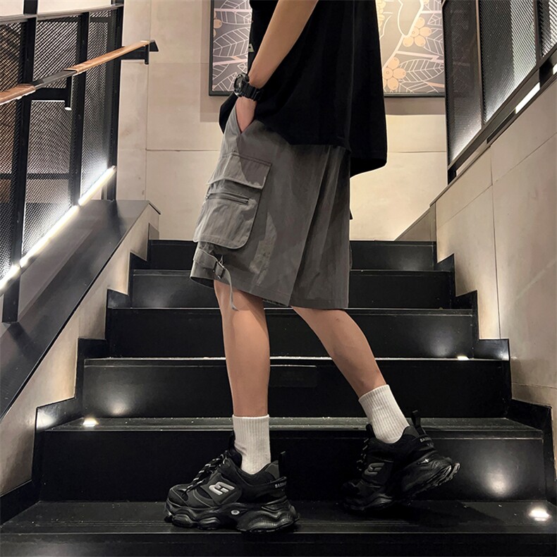 X5476-TP40控价68青少年休闲裤五分潮流工装裤夏季休闲百搭短裤,男装休闲裤,电商A102-1