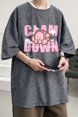 风复古亚麻短袖男棉麻t恤男半袖ZT71318-P35，男装T恤，电商A040