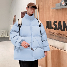 光版二开加厚棉衣男立领棉服棉袄冬季潮A266-P03-P30特批黑色35，男装棉衣，电商A266