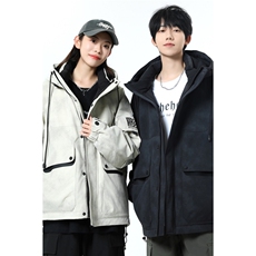 79010-特P268连帽羽绒服男冬季新款潮牌帅气加厚青少年工装外套，男装羽绒服，电商D310B