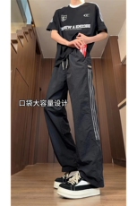 大量现货户外伞兵裤男夏季垂坠感直筒休闲裤情侣同款DY5032-P55，男装休闲裤，电商A178