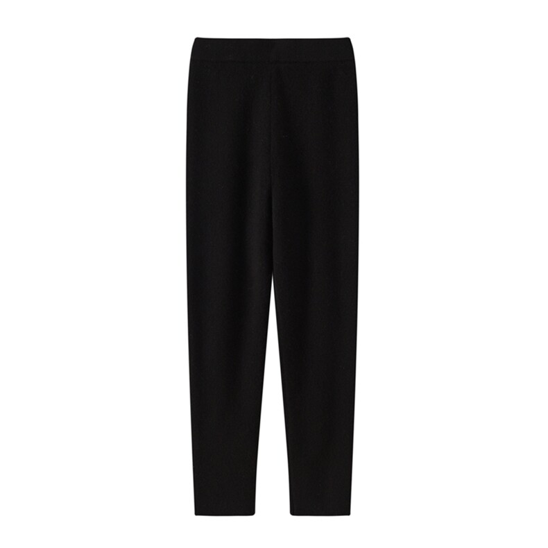 儿童保暖打底裤羊毛舒适柔软高弹力黑色长裤，童装裤子，牧戎奢羊绒