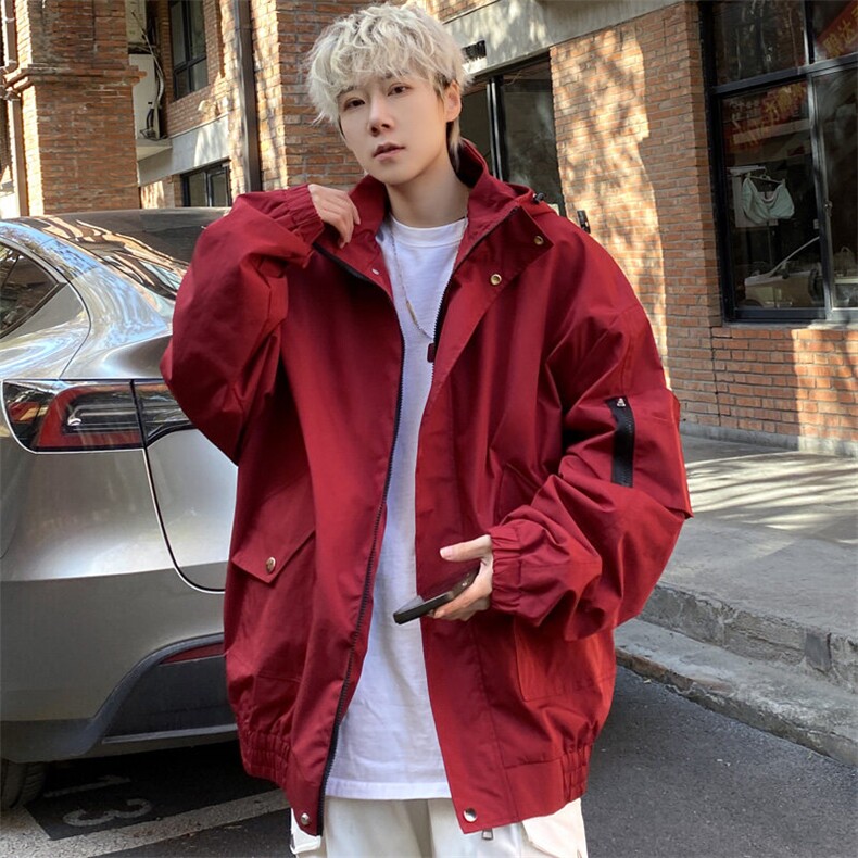 冲锋衣男款户外登山服山系外套防风防水连帽夹克J2501P85控118,男装夹克,电商A157