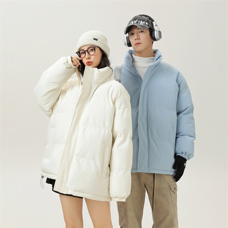 现货 抖音得物可供视频 冬季三防加厚羽绒棉衣外套面包棉服WM1266图片