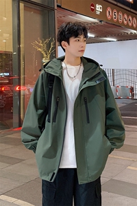 新款现货户外连帽夹克男 冲锋衣外套JK812 -P80图片
