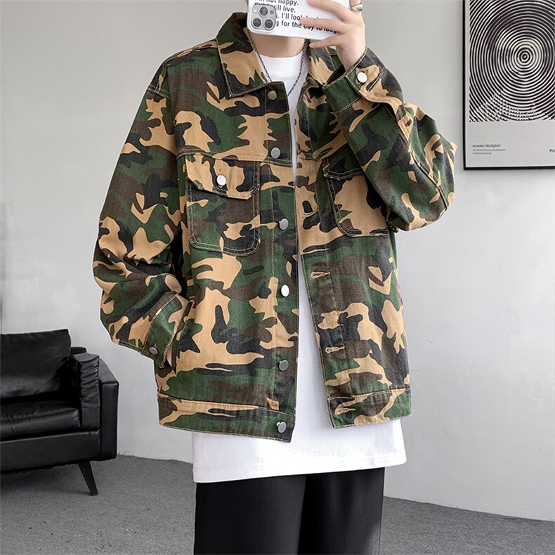 8XL-M户外工装夹克特大码新款百搭男迷彩长袖夹克外套JK1311P68,男装夹克,电商D206-1