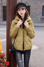 短款羽绒服女2023冬季新款时尚气质小个子外套90白鸭绒（现货），女装羽绒服，润尚靓点