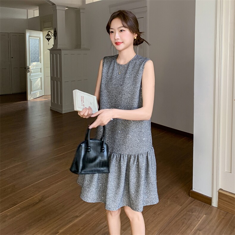 【现货】法式重工高品质面料小香风连衣裙088-7709P145K198,女装连衣裙,2C088