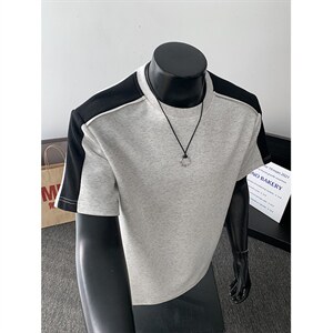 2026夏季新款解构270g华棉休闲短袖T恤男DT6260特P25建议零售价68，男装T恤，电商A001