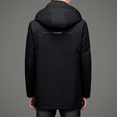 冬季男士连帽羽绒服中青年男装宽松90%白鸭绒保暖外套ZL7796-P315，男装羽绒服，星座1105-3