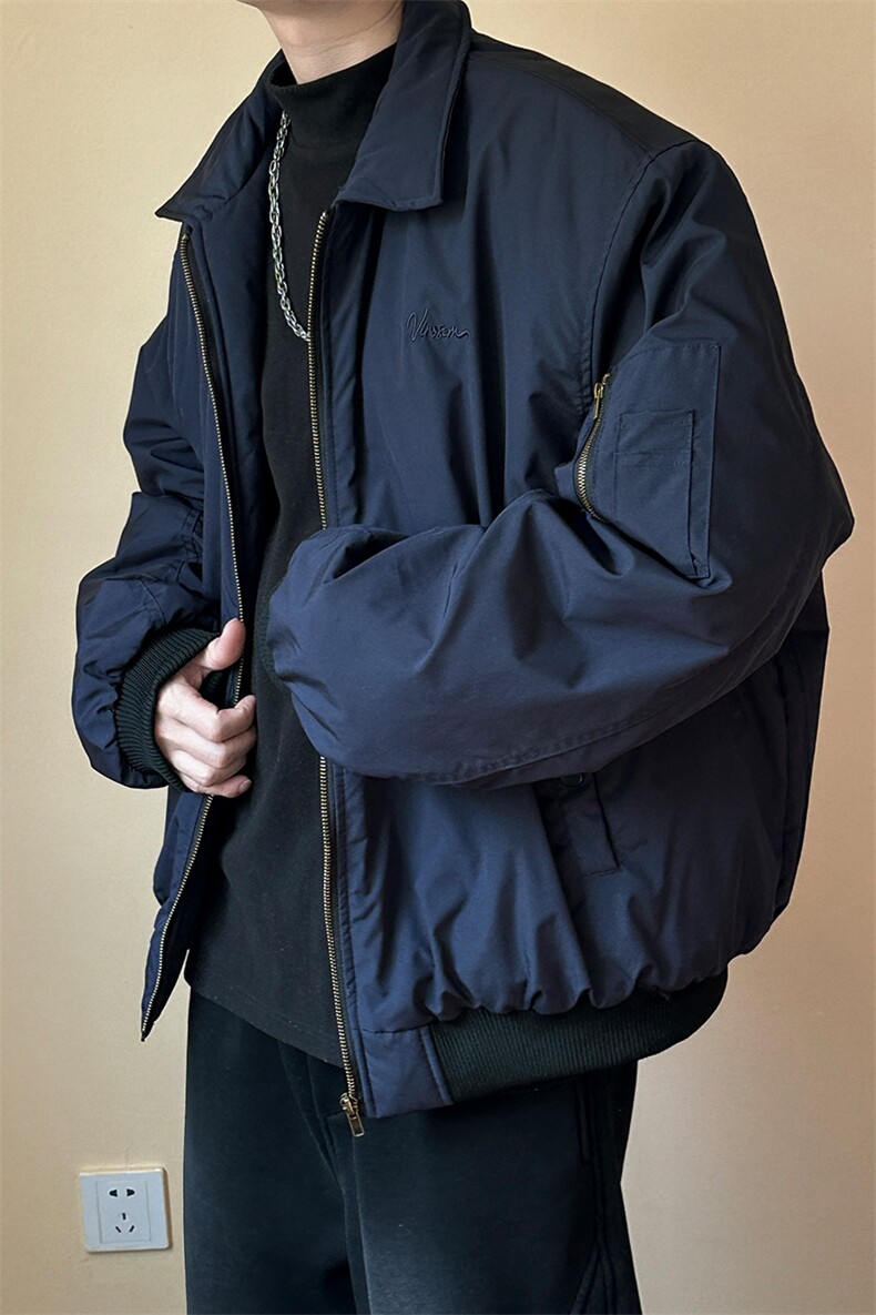 棉衣外套冬季美式飞行夹克潮牌绣花棉服现货A351-AJ2530-p95,男装夹克,电商A351