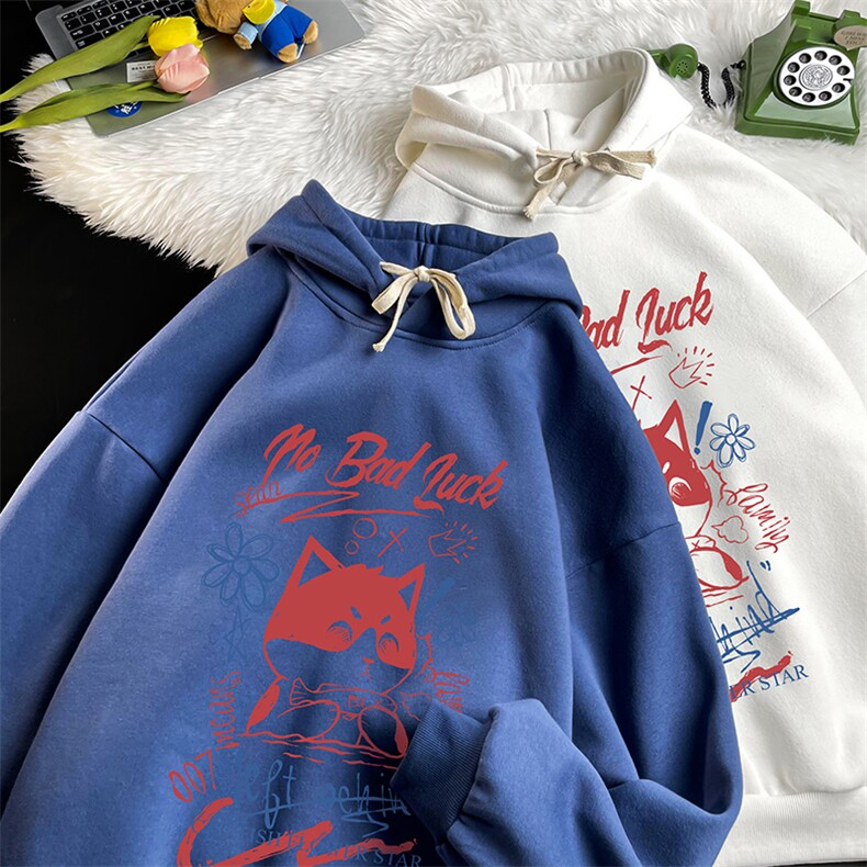 WY2226-P35加绒款-P40纯棉连帽卫衣男大码运动帽衫宽松薄,男装卫衣,电商A040