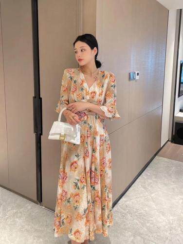 提花连衣裙，女装连衣裙，AL·艾琳