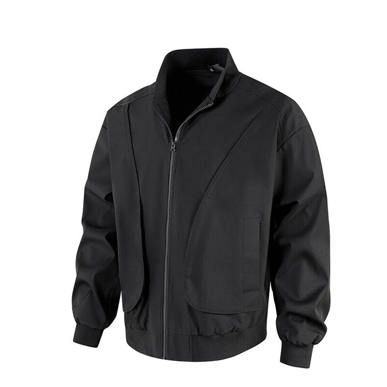 户外夹克男棒球领纯色上衣冲锋衣外套DSA157B-JK7869-P70,男装夹克,电商A157B