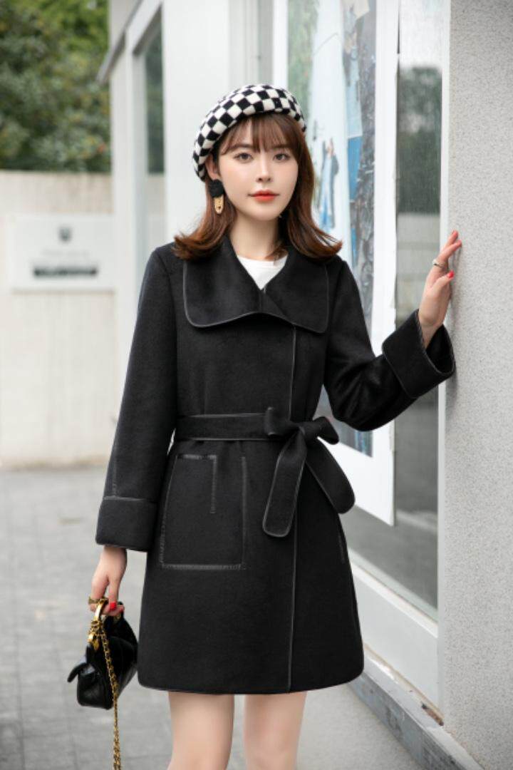 现货供应：双面羊绒时尚外套M一XL，其它，拉思维加丝