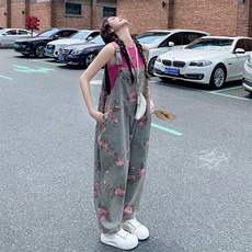 【上就能卖】大量不缺货转化好牛仔背带裤套装850P170K235，女装套装/套裙，2C292