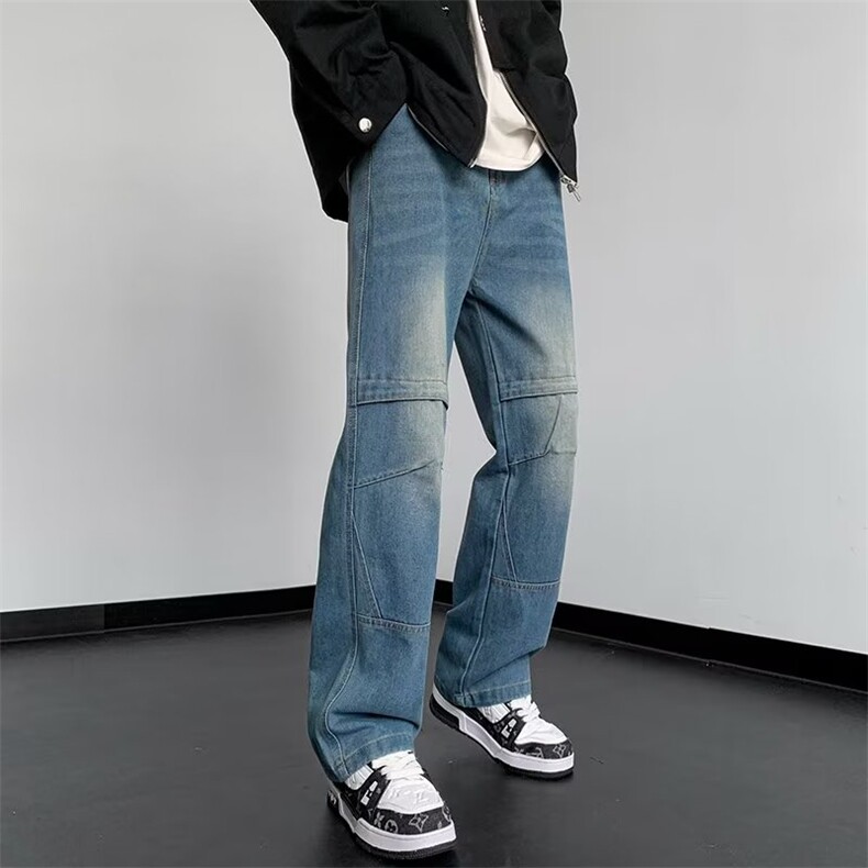 美式牛仔裤男款秋季长裤潮NA25P45,男装牛仔裤,星座1116-2