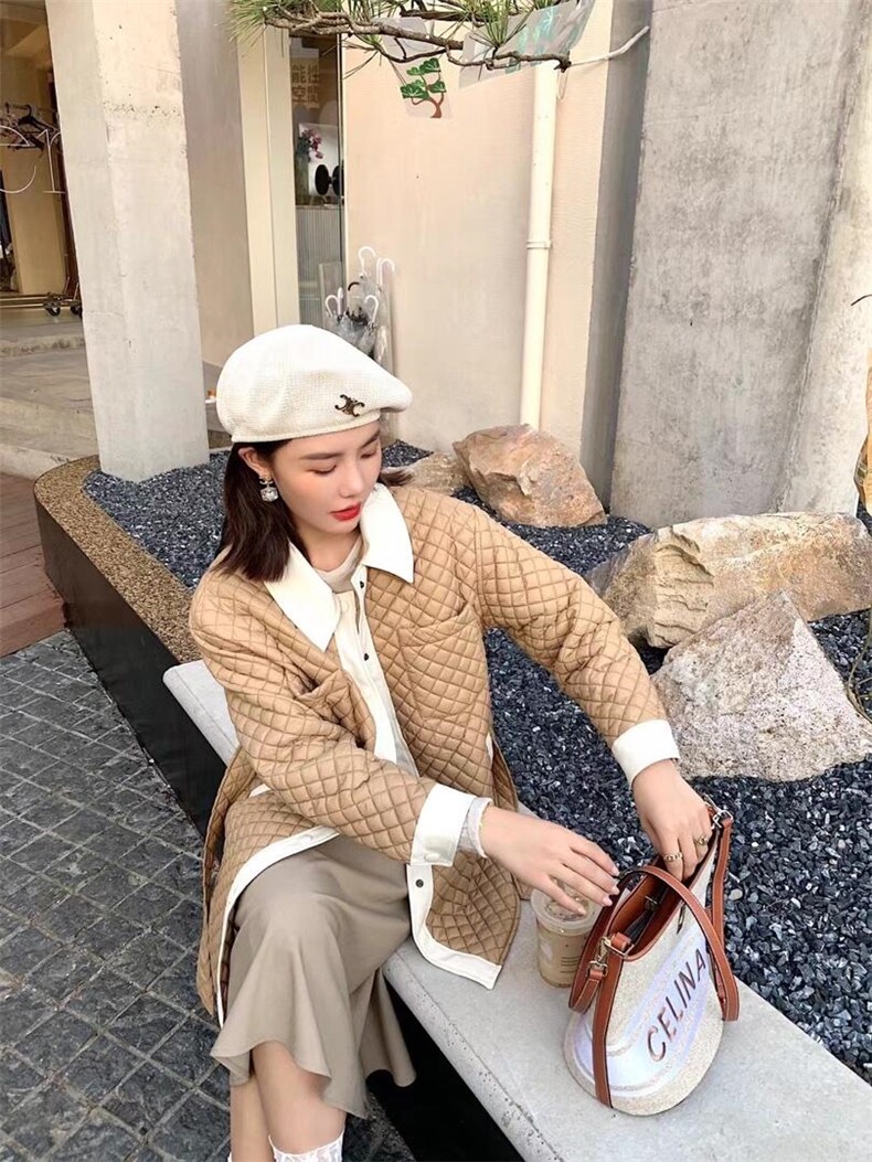 现货（衣.pu仿衬衣领外套），女装棉衣/棉服，扉缦