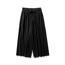 秋冬大码日系棉麻裤风亚麻哈伦休闲直筒阔腿裙裤潮K82/P75，男装休闲裤，电商A221A
