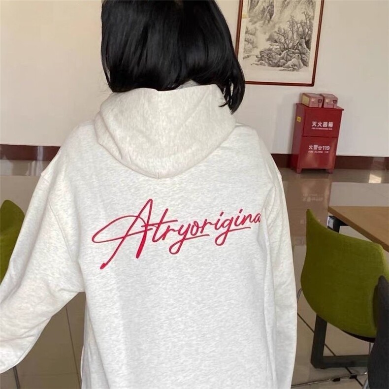 美式高街连帽卫衣男女2025春秋高级感百搭上衣潮WM7036,男装卫衣,星座208-5