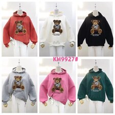 加绒连帽卫衣，女装卫衣/绒衫，IEC