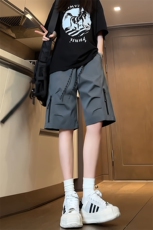 特批P28无差价夏新防水冲锋裤工装直筒设计感五分短裤男士DK2192，男装牛仔裤，电商A001