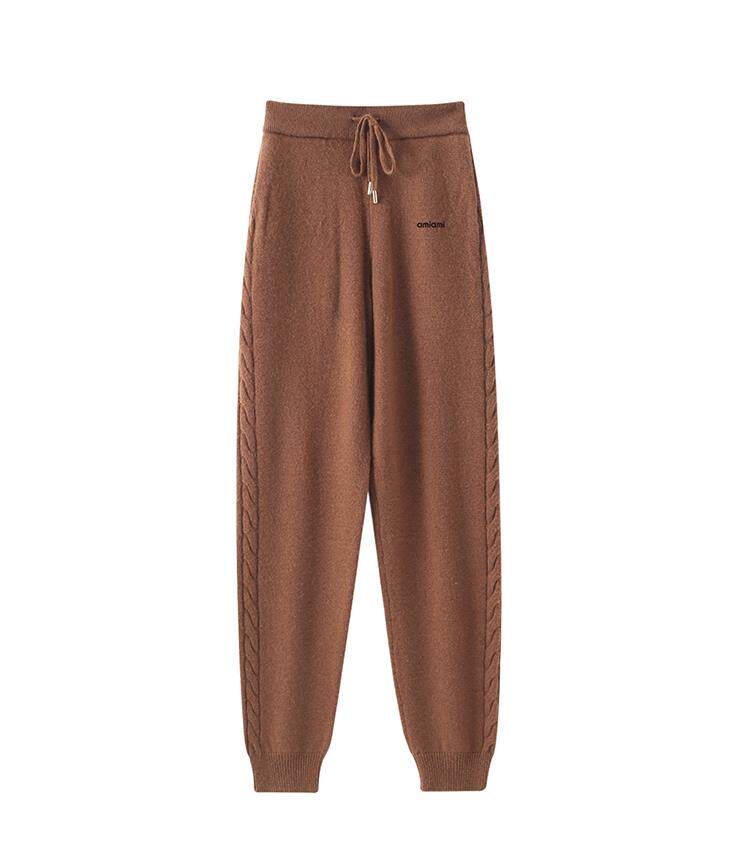 2025年秋季刺绣小脚裤时尚百搭通勤休闲，女装休闲裤，鼎晴羊绒