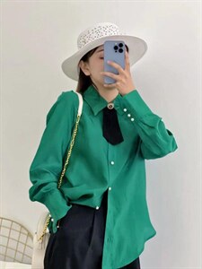 8019 飘带衬衣,其它,书房里