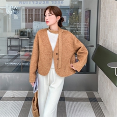 减龄巨好看双面呢羊毛外套女秋冬2025新款独特漂亮气质超好看大衣，女装羊绒大衣，2C316