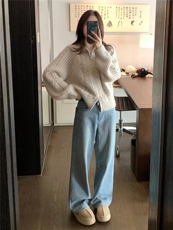 2025年秋季单件时尚百搭休闲长袖拉链开衫，女装羊毛衫，恩泰羊绒