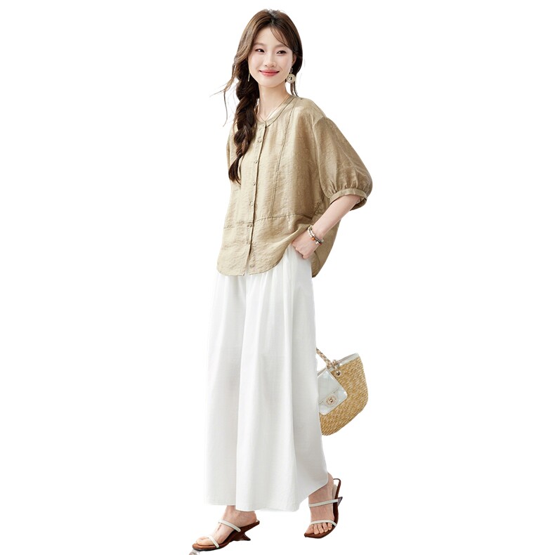 现货新品2026年夏季时尚品质女士两件套套装,女装套装/套裙,木子恋
