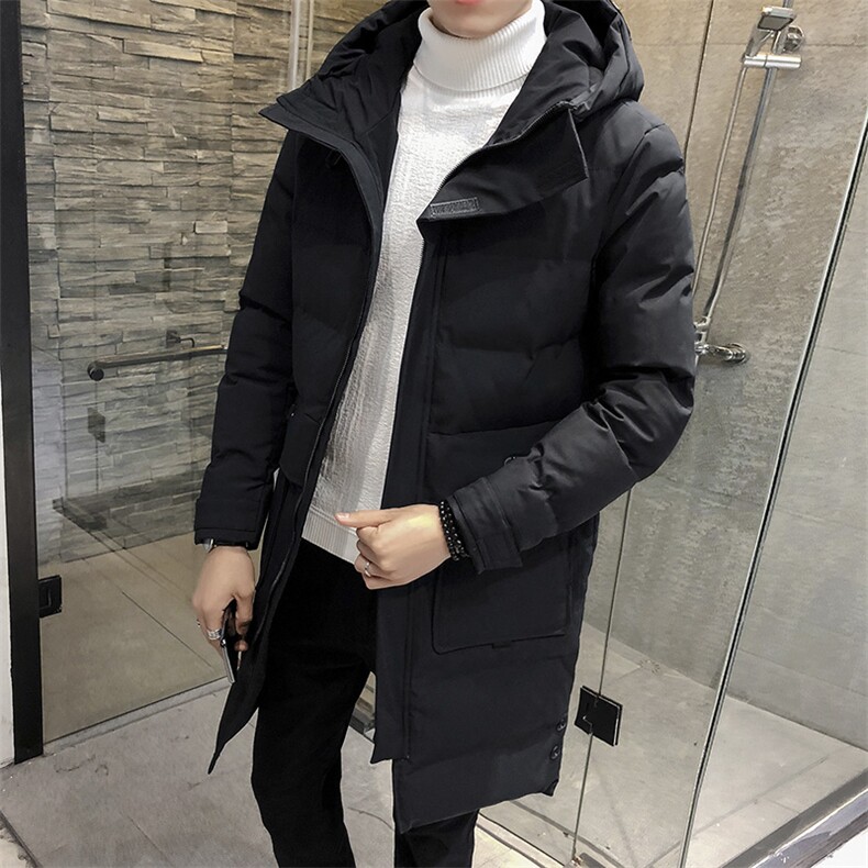 2021新款棉衣男中长款加厚冬季外套男士帅气羽绒棉衣服DS271T,男装棉衣,电商A102