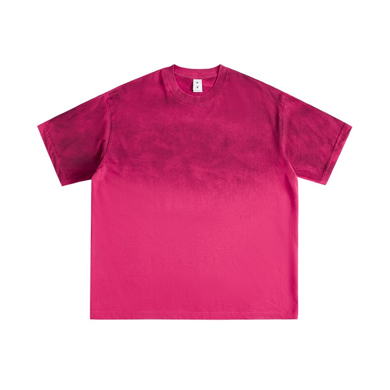 2025新款潮牌短袖宽松韩版扎染工艺T恤T7020/P4878，男装T恤，星座202-1