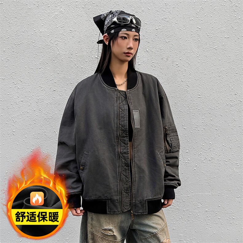 重磅美式水洗做旧工装秋冬新款夹克棉衣外套436-997-P125178,男装夹克,电商A436