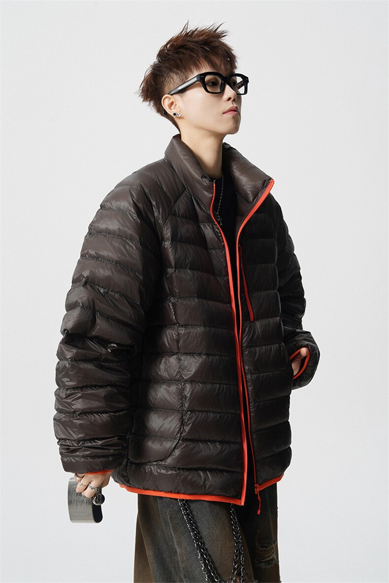 可二开轻便90绒白鸭绒M-5XL大码锦纶羽绒服男78188P238控328,男装羽绒服,星座227-7