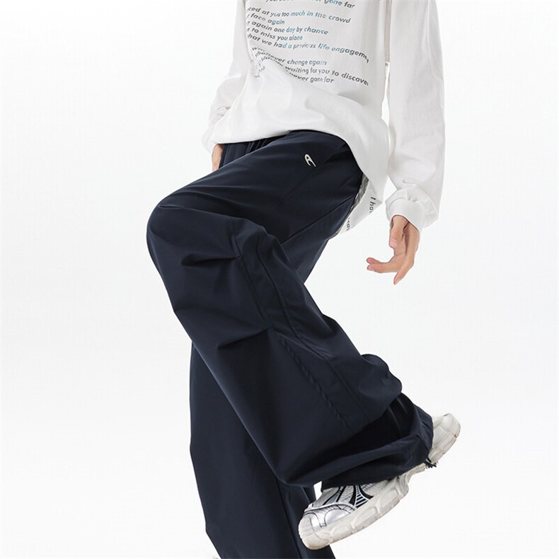 8XL-M春夏美式工装裤子大码冲锋裤休闲直筒褶皱伞兵裤KZ1950/P48，男装工装外套，电商B238