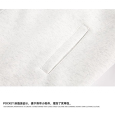 抖音得物高品质二开25秋冬美式宽松结构设计拉链立领卫衣外套CM31，男装卫衣，电商A486-1