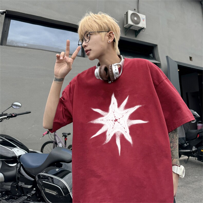 220G夏季新款纯棉圆领短袖T恤DT439-特P19控38,男装T恤,电商B370
