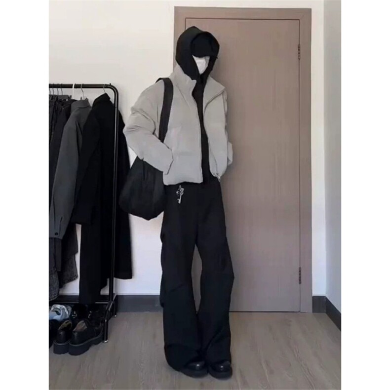 自制款！短款纯色面包服情侣棉衣棉服，现货！1005-CMCMF999-P88,男装棉衣,星座1005