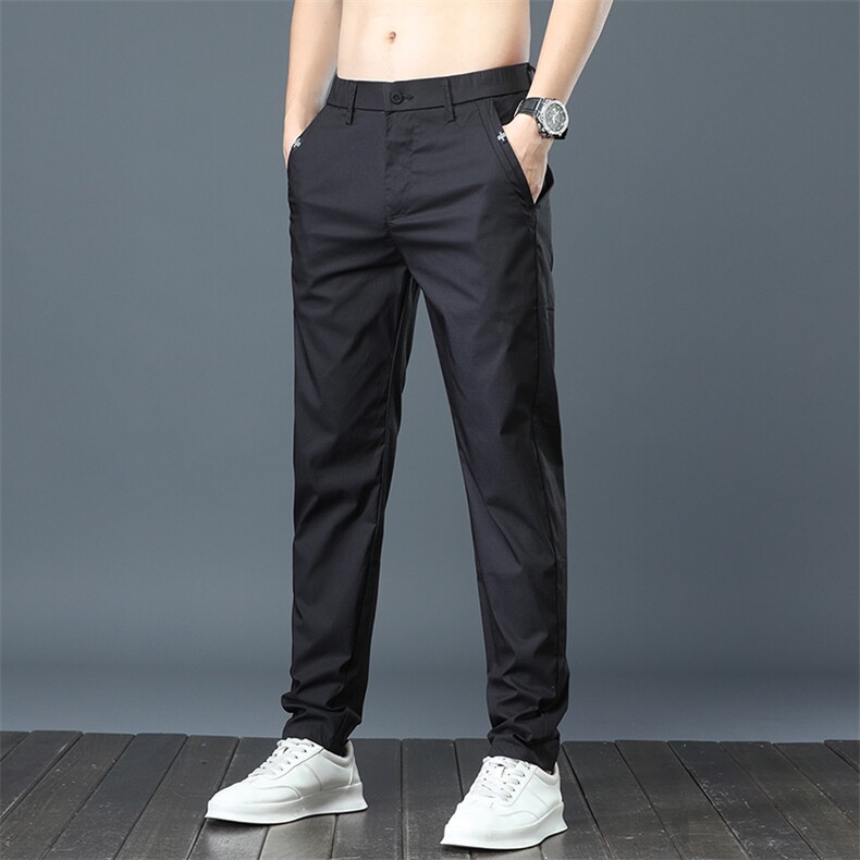 1020-P35四季款春夏季休闲裤男韩版款休闲裤薄款商务西裤直筒长裤，男装休闲裤，星座224-1