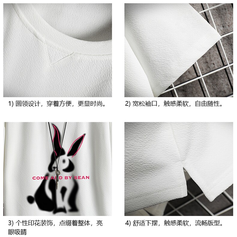 春夏季七分袖t恤男大码五分袖男短袖中袖网格挂拍Q11308-P30,男装T恤,电商A040A