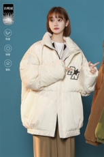 中性凯旋白鸭绒22冬季时尚印花保暖抽绳立领羽绒服YR216P195控258，男装羽绒服，A247A
