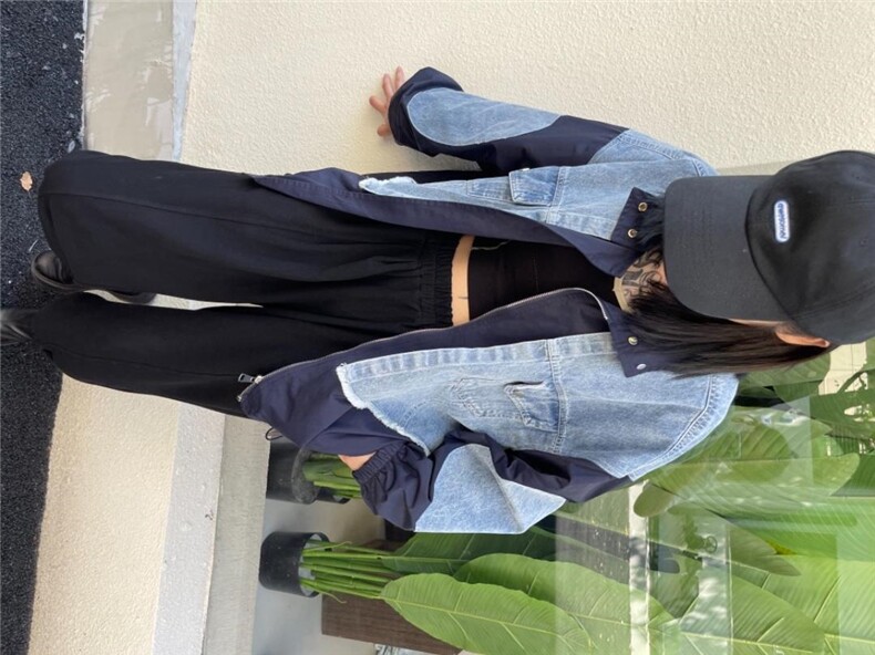 秋季新款外套拼接牛仔，其它，88名店